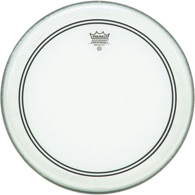 Remo Powerstroke 3 Clear 24" Bass Drum Head with Clear Dot