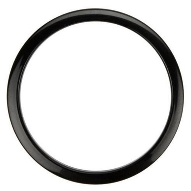 Bass Drum O's Black 6"