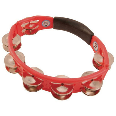 LP Cyclops Tambourine Hand Held Steel Red