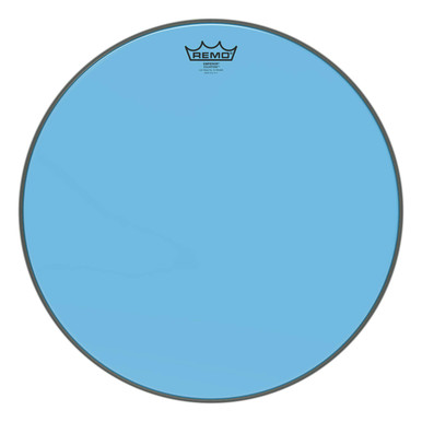 Remo Emperor Colortone Batter Drum Head - Blue - 18"