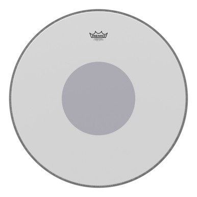 Remo 24" Powerstroke 3 Coated Bass Drum Head with Black Dotâ„¢