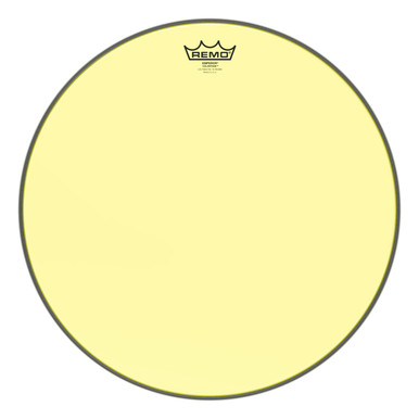 Remo Emperor Colortone Batter Drum Head - Yellow - 18"