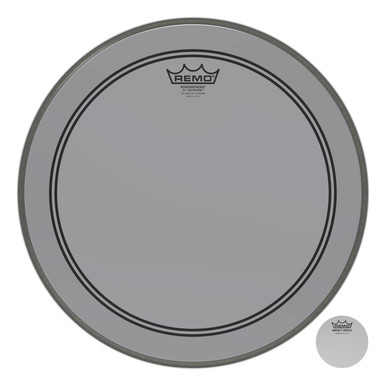 Remo 16 " Powerstroke P3 Colortone Batter Drum Head - Smoke