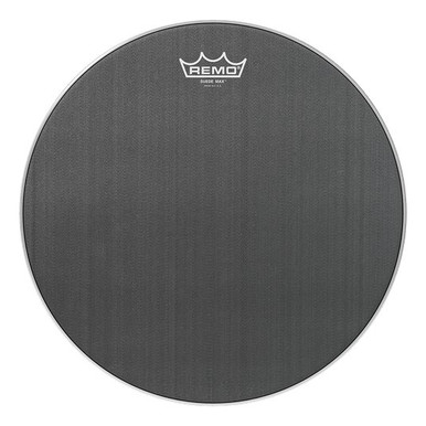 Remo 14" Suede Max Marching Snare Drum Head - Black