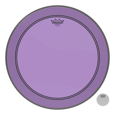 Remo Powerstroke 3 Colortone Bass Drum Head - Purple - 20"