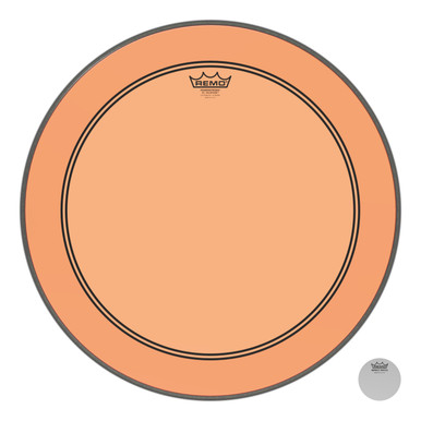 Remo Powerstroke 3 Colortone Bass Drum Head - Orange - 22"