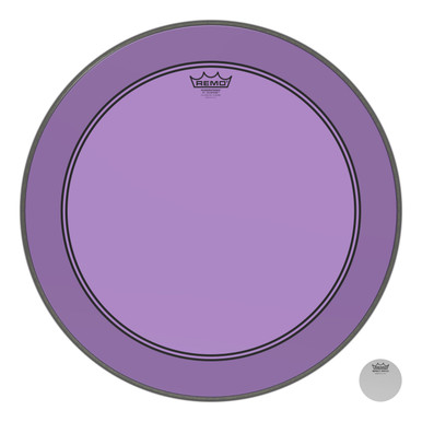 Remo Powerstroke 3 Colortone Bass Drum Head - Purple - 22"