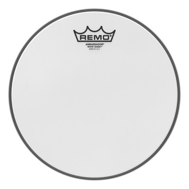 Remo 10" Black Suede Ambassador Tom / Snare Head