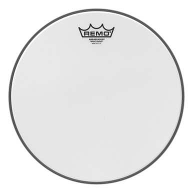 Remo 12" White Suede Ambassador Tom / Snare Head
