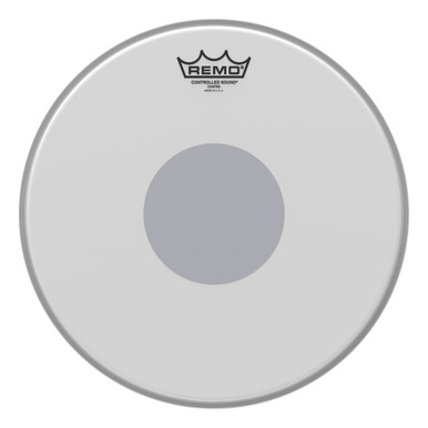 Remo 13" CS Coated Snare Head with Black Dot on the Bottom