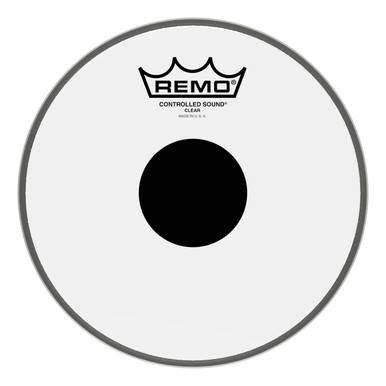 Remo 8" CS Clear Tom Head with Black Dot