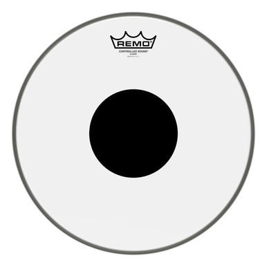 Remo 13" CS Clear Tom / Snare Head with Black Dot