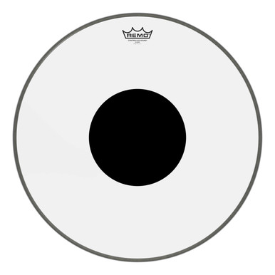 Remo 20" CS Clear Bass Drum Head with Black Dot
