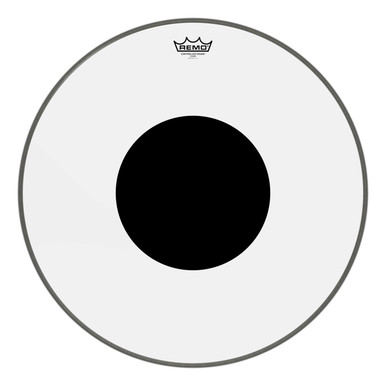 Remo Control Sound Clear with Black Dot 22" Bass Drum Head