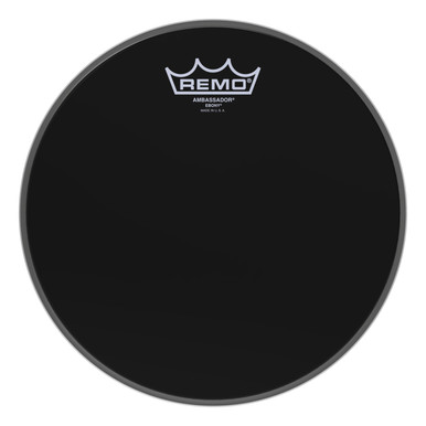 Remo 10" Ebony Ambassador Tom / Snare Head