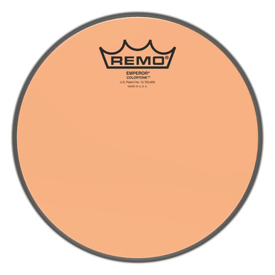 Remo Emperor Colortone Batter Drum Head - Orange - 8"