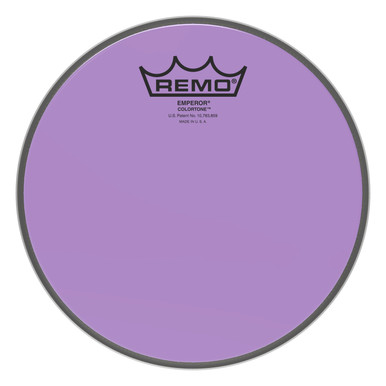 Remo Emperor Colortone Batter Drum Head - Purple - 8"