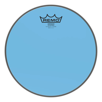 Remo Emperor Colortone Batter Drum Head - Blue - 10"