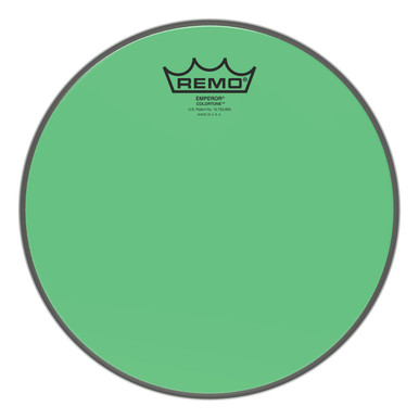 Remo Emperor Colortone Batter Drum Head - Green - 10"