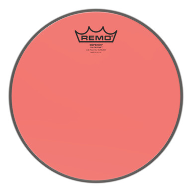 Remo Emperor Colortone Batter Drum Head - Red - 10"