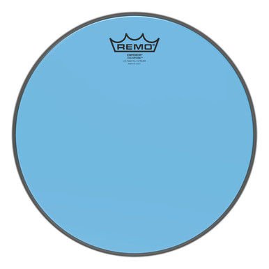 Remo Emperor Colortone Batter Drum Head - Blue - 12"