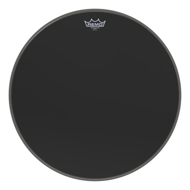 Remo 20" Ebony Ambassador Bass Drum Head