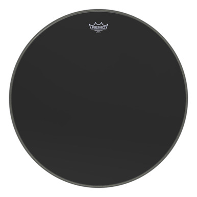 Remo 24" Ebony Ambassador Bass Drum Head