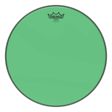 Remo Emperor Colortone Batter Drum Head - Green - 15"