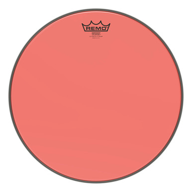 Remo Emperor Colortone Batter Drum Head - Red - 15"