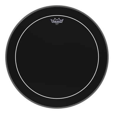Remo 20" Ebony Pinstripe Bass Drum Head