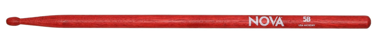 Vic Firth Nova 5B Wood Tip Drumsticks in Red - Image 4