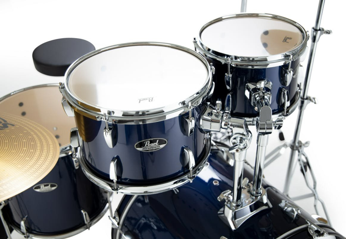 Pearl Roadshow 18" Acoustic Drum Kit in Royal Blue Metallic - Image 5