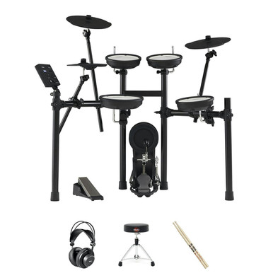 Roland TD07KV Electronic Drum Kit Bundle Package
