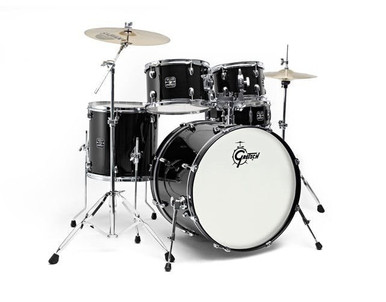 Gretsch Energy 20" Drum Kit in Black inc Cymbals