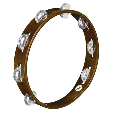 Meinl Wood Tambourine with Aluminum Jingles in African Brown