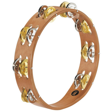 Meinl 2 Row Studio Tambourine in Wood