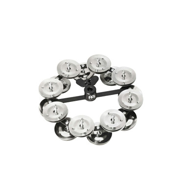 Meinl Headliner Hi Hat Tambourine | Double Row in Black