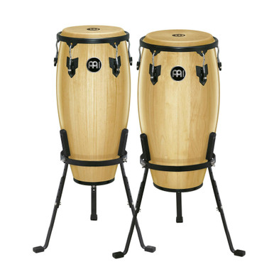 Meinl Headliner Conga Pair 11" & 12" in Natural with Stands