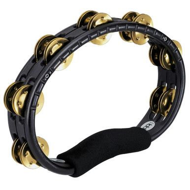 Meinl ABS Tambourine with Brass Jingles in Black