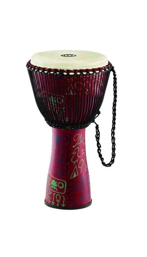 Meinl 12 Inch Rope Tuned Djembe in Pharaohs Script