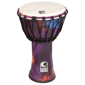 10" Toca Synergy Freestyle Djembe Woodstock Purple