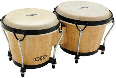 CP TRADITIONAL WOOD BONGOS  NATURAL