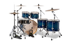 Mapex Armory Series 22" 6 Piece LA Fusion Shell Pack Blue Wave Burst - Image 3