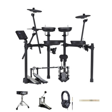 Roland TD07DMK Electronic Drum Kit Bundle Package