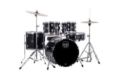 Mapex Comet 20 Drum Kit in Dark Black