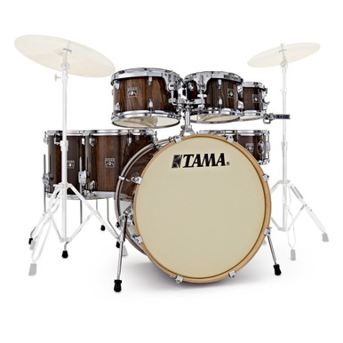 TAMA Superstar Classic 7-Piece Shell Pack with 22 Bass Drum in Gloss Java Lacebark Pine