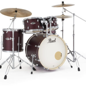 Pearl Export 22" Drum Kit in Satin Scarlet inc HWP-834 and PX Cymbal Pack