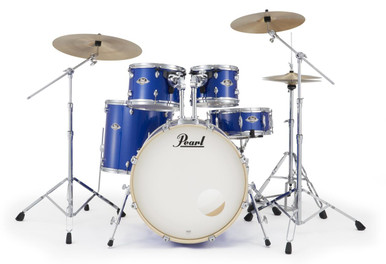 Pearl Export 22" Drum Kit in Midnight Blue inc HWP-834 and PX Cymbal Pack