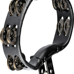 Meinl Headliner Series Double Row Mountable Tambourine Stainless Steel Jingles Black