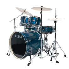 TAMA Imperialstar 6-piece Drum Kit 22 in Hairline Blue - Image 3